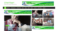 Desktop Screenshot of lihatkepri.com